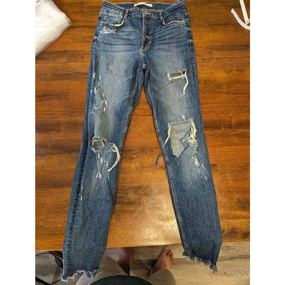 Zara Trafaluc Skinny Jeans Women Size 6 - Picture 3 of 4